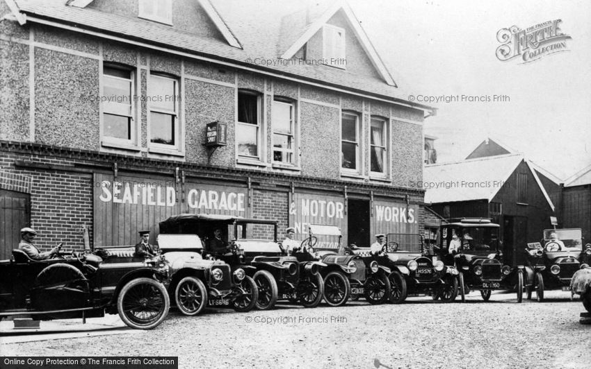 Seaview, Seafield Garage c1920