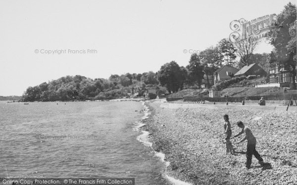Photo of Seaview, Seagrove Bay, High Tide c.1960