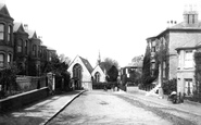 St Peter's Church And Church Street 1892, Seaview