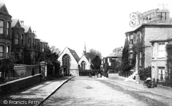 St Peter's Church And Church Street 1892, Seaview