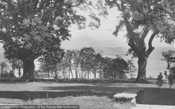 Photo of Seaview, The View From The Priory Terrace c.1950