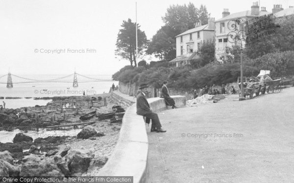 Photo of Seaview, Tourists, Quay Rocks 1918