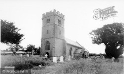 St Mary's Church c.1955, Seavington St Mary