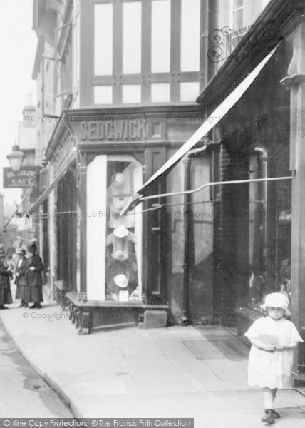 Photo of Sedbergh, A Child By The Shops 1923