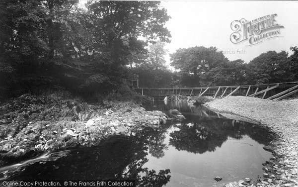 Photo of Sedbergh, Birks Weir, River Rawthey 1923