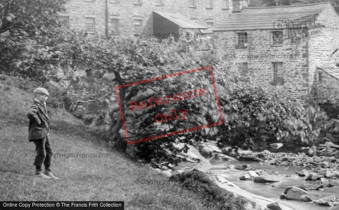 Photo of Sedbergh, Boy At Farfield Mill 1894