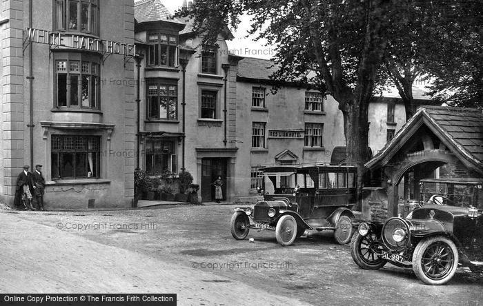 Photo of Sedbergh, Cars At The White Hart Hotel 1923