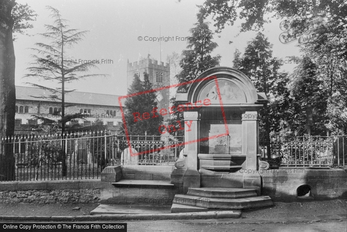 Photo of Sedbergh, Church And Fountain 1923