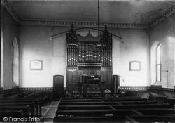 Congregational Chapel Interior 1894, Sedbergh