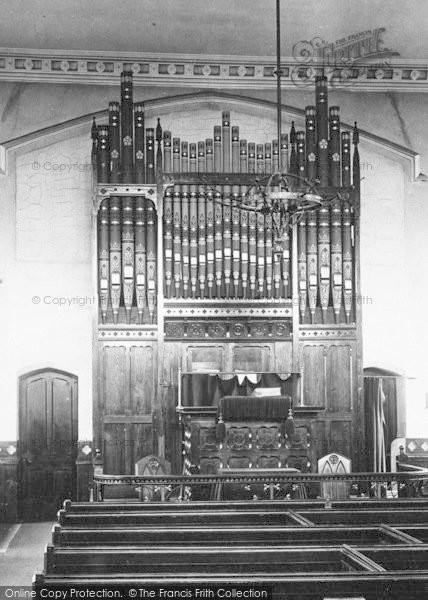 Photo of Sedbergh, Congregational Chapel, The Organ 1894