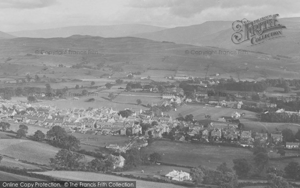 Photo of Sedbergh, From Winder 1924