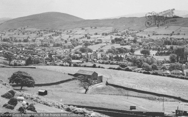 Photo of Sedbergh, From Winder c.1960