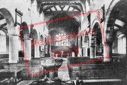 Parish Church Interior 1892, Sedbergh