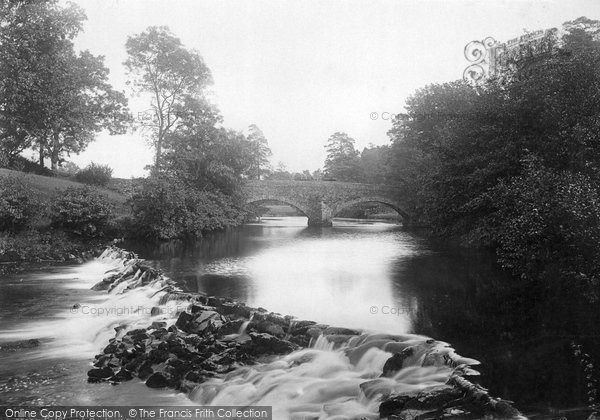 Photo of Sedbergh, Rashmill Bridge And Weir 1892