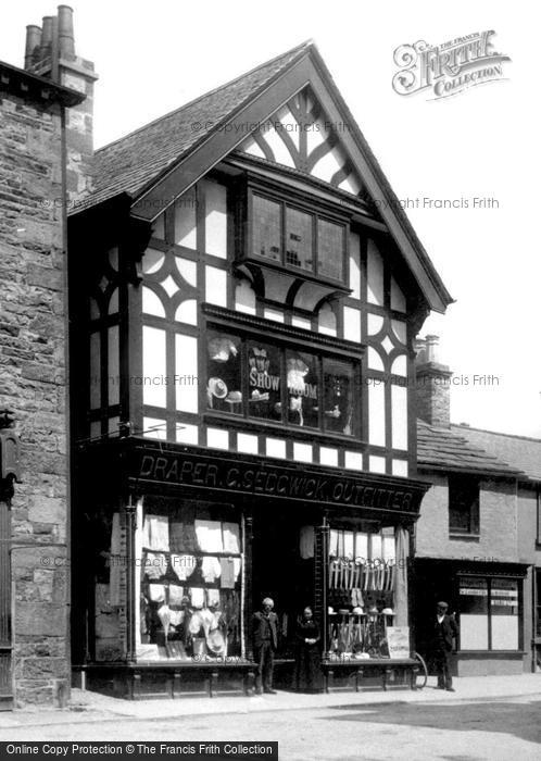 Photo of Sedbergh, Sedgewick Draper & Outfitter, Market Place 1901