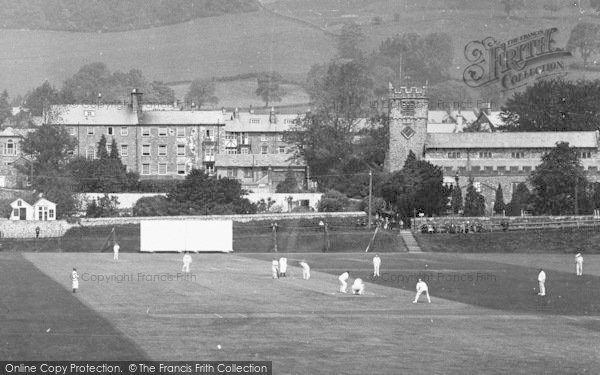 Photo of Sedbergh, The Cricket Pitch And Church 1923