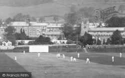 The Cricket Pitch And Church 1923, Sedbergh