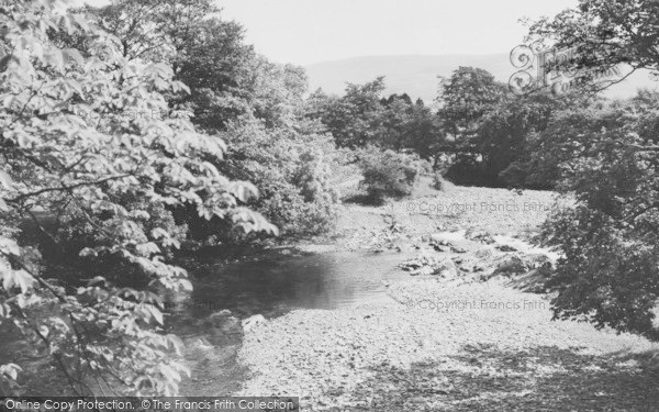 Photo of Sedbergh, The River From Millthrop Bridge c.1960