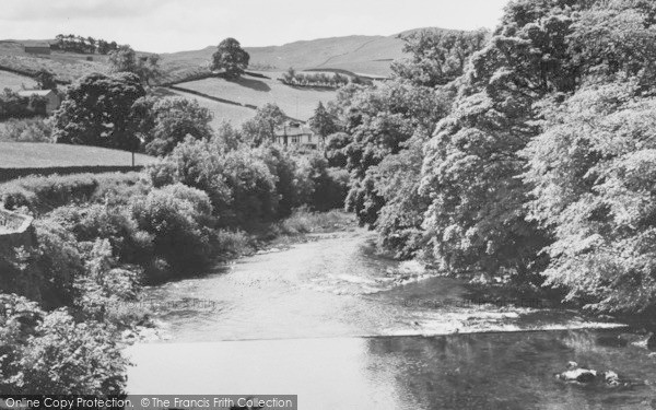Photo of Sedbergh, The River From Millthrop Bridge c.1960