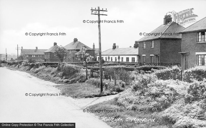 Photo of Sedgeford, Hillside c.1955