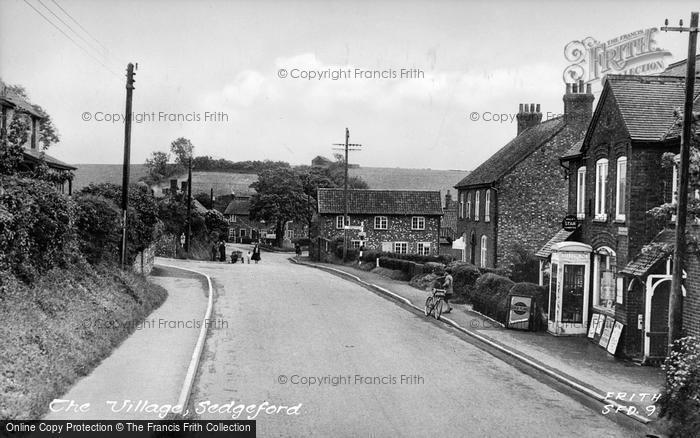 Photo of Sedgeford, The Village c.1955