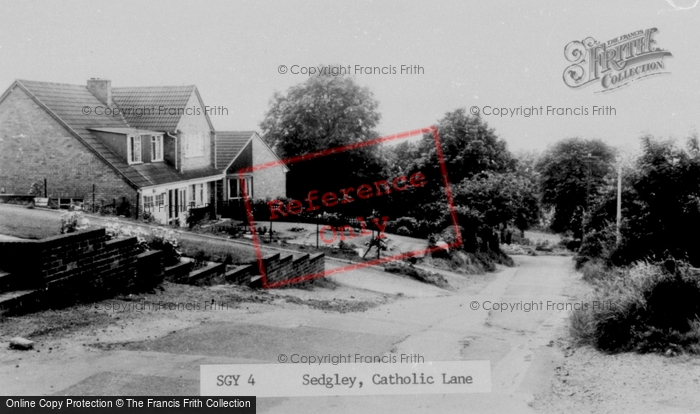Photo of Sedgley, Catholic Lane c.1960