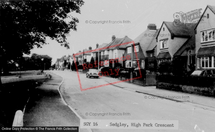 Photo of Sedgley, High Park Crescent c.1965