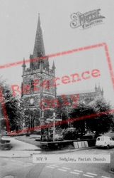 Parish Church c.1960, Sedgley