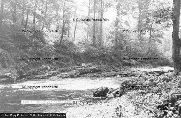 Photo of Sedgwick, The River Kent c.1955