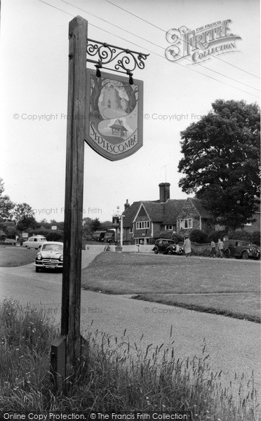 Photo of Sedlescombe, The Village Sign c.1960