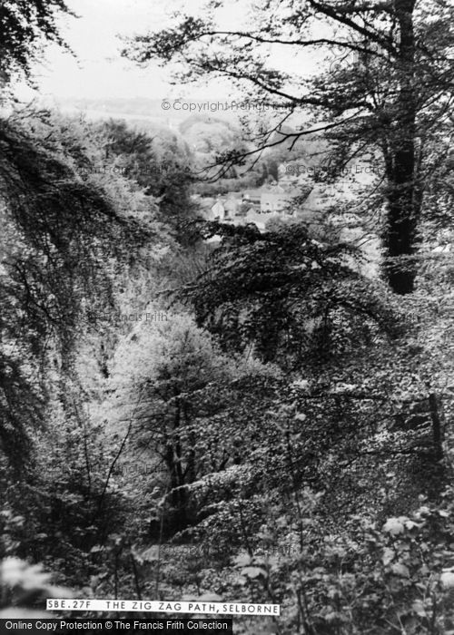 Photo of Selborne, The Zig Zag Path c.1960