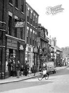 A Boy On The Bicycle, Gowthorpe Street c.1955, Selby
