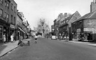 Abbey And High Street c.1955, Selby