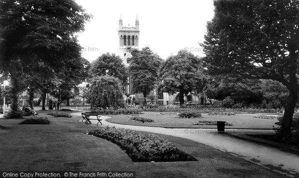 Photo of Selby, Abbey From Park c.1968