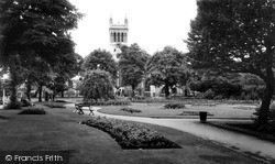 Abbey From Park c.1968, Selby