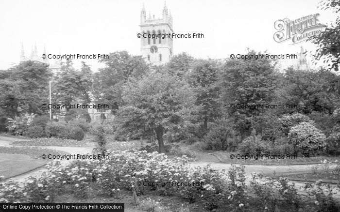 Photo of Selby, Abbey From The Park c.1960