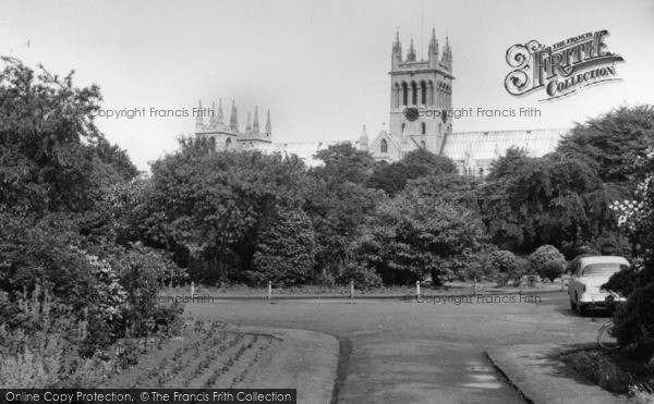 Photo of Selby, Abbey From The Park c.1960