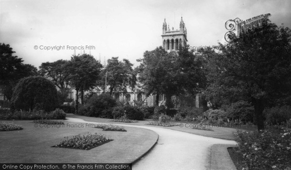 Photo of Selby, Abbey From The Park c.1965