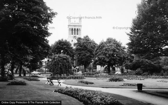 Photo of Selby, Abbey From The Park c.1965