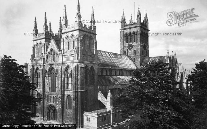 Photo of Selby, Abbey, From The South West 1936