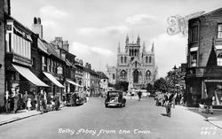 Abbey From The Town c.1950, Selby