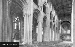 Abbey, Interior c.1950, Selby