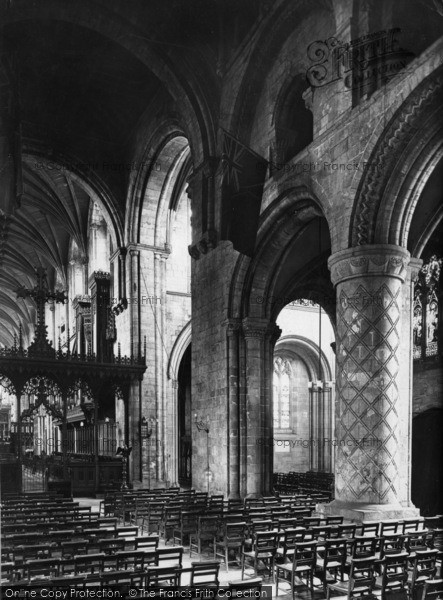 Photo of Selby, Abbey Interior, The Nave 1924