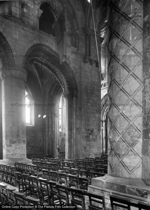 Photo of Selby, Abbey Interior, The Nave 1924