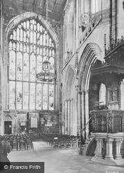Abbey, North Transept c.1960, Selby