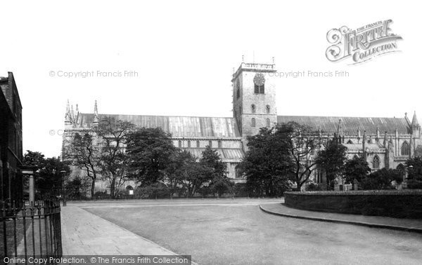 Photo of Selby, Abbey, South Side 1893