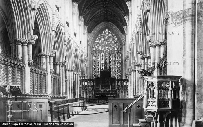 Photo of Selby, Abbey, The Choir East 1893