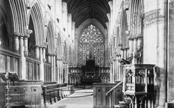 Abbey, The Choir East 1893, Selby