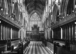 Abbey, The Choir East 1913, Selby