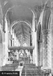 Abbey, The Choir Screen 1913, Selby